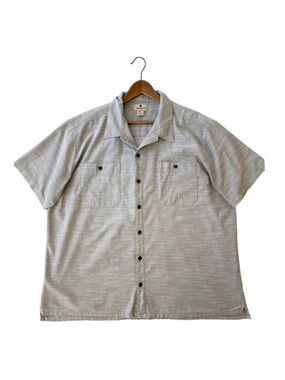 Woolrich Men’s Button Down Short Sleeve Shirt